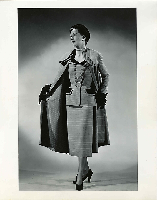 Madeleine Vramant suit and coat ensemble